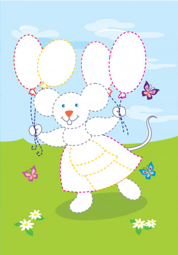 Cahiers réutilisables. Dessins à compléter