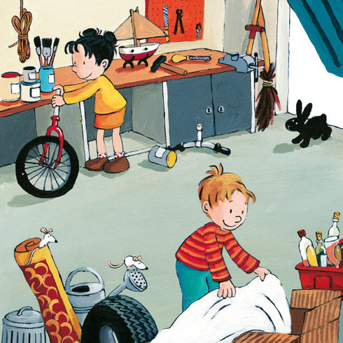 Max está construyendo un barco pirata