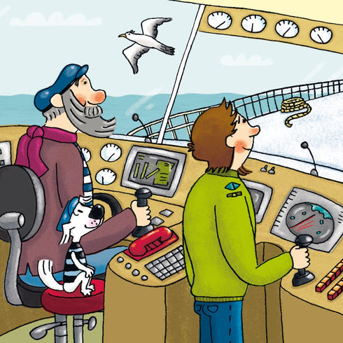 Pixie-Buch. Matrose auf der Fähre