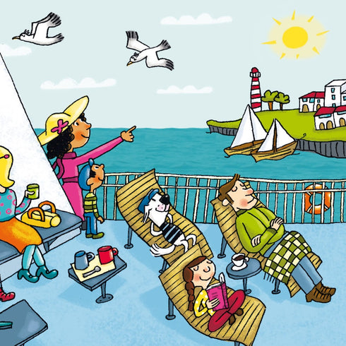 Pixie-Buch. Matrose auf der Fähre