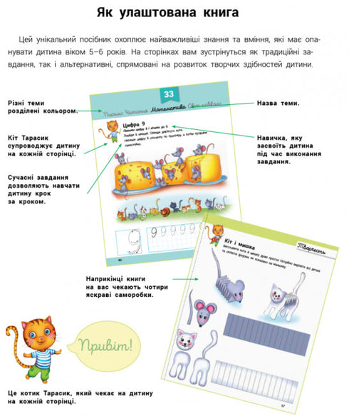 Desarrollo con el gato Tarasik. 5-6 años