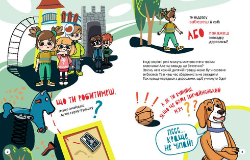 Was wirst du tun? Minensicherheit in Fragen und Antworten