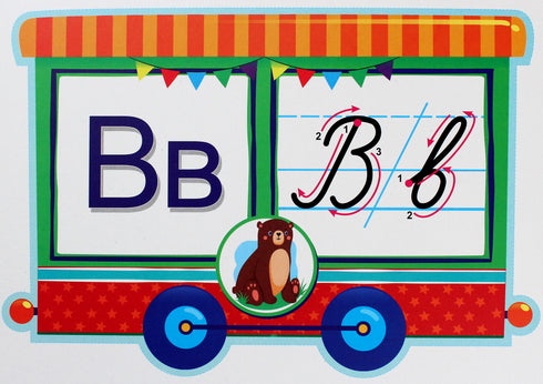 Estudiamos el alfabeto. Un juego de tarjetas de demostración.