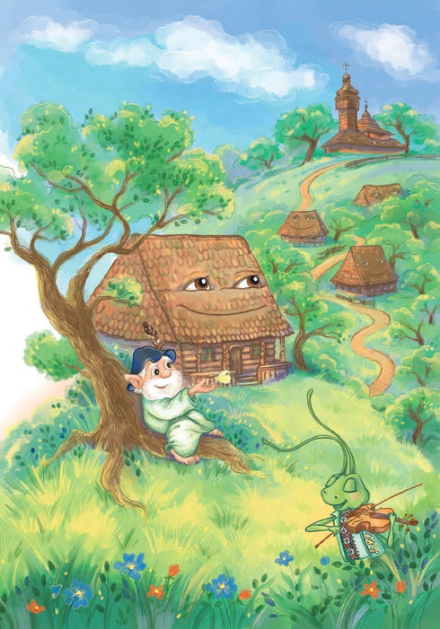 Oncle Yoï cueille des herbes