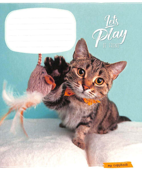 Cahier à lignes - 12 feuilles. (avec différents motifs sur la couverture)