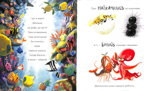 Sur le cachalot, qui a toujours envie de tout ramasser.