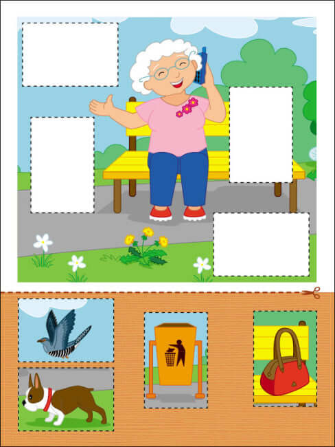 Applikationen. Stufe 1. Ausschneiden von Quadraten, Rechtecken (Auflage ausverkauft)