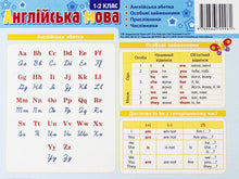 Cardboard Hint English Language 1st Grade (Ukrainian–English Edition)